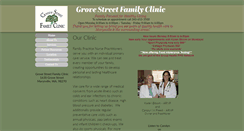 Desktop Screenshot of grovestreetclinic.com